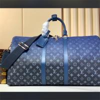 LOUISVUITTON スーパーコピー ボストンバッグ ブルー グラデーション モノグラム ルイヴィトン