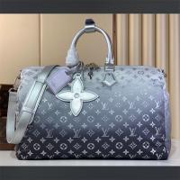 LOUISVUITTON 偽物 ボストンバッグ シルバーグラデーション モノグラム 洗練された ルイヴィトン