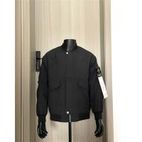 ストーンアイランド  STONE ISLAND スーパーコピー  ジャケット ホワイト 織り模様 クリーン デザイン フロントポケット カジュアル