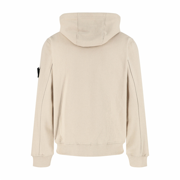 柔らか質感 快適 STONE ISLAND ストーンアイランド コピー フルジップ パーカー ベージュ