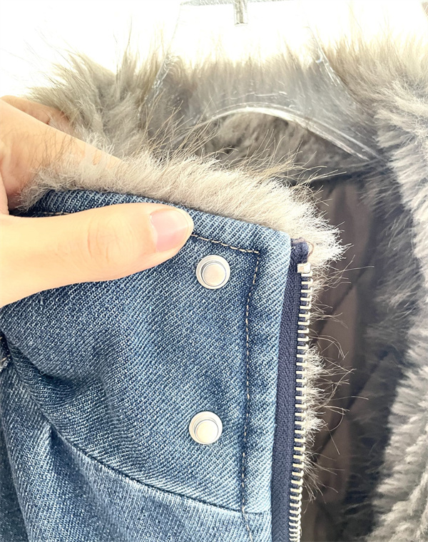 味わい加工  STONE ISLAND ストーンアイランド コピーボアライニング デニム ジャケット