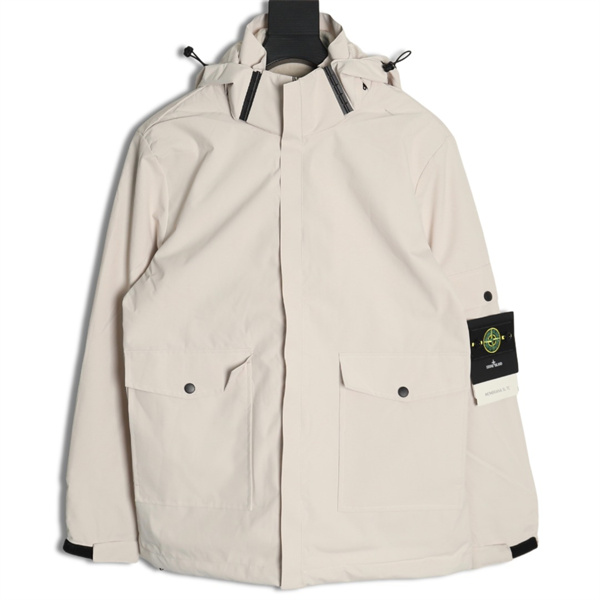 防風対策 保温仕様 STONE ISLAND ストーンアイランド コピー 冬支度 フード コート 2026新作必須