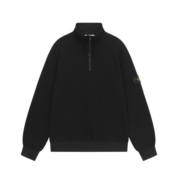 ミニマル印象 すっきり設計 ハーフジップ スウェット STONE ISLAND ストーンアイランド コピー