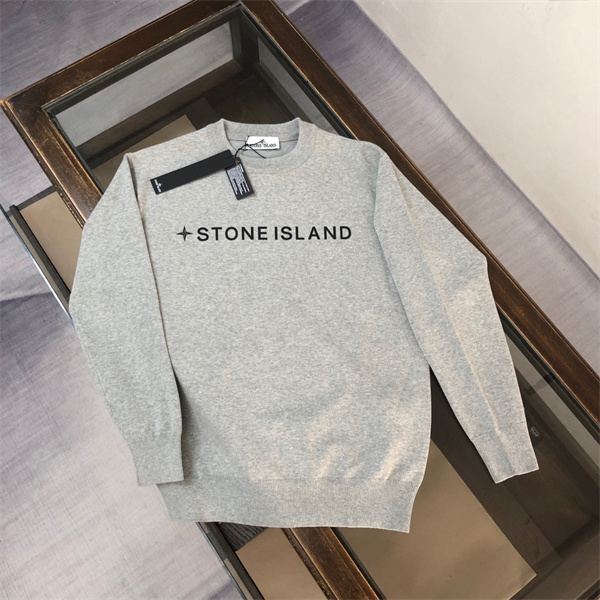 洗練ロゴ 存在感演出 クルーネック ニット 人気アイテム STONE ISLAND ストーンアイランド コピー