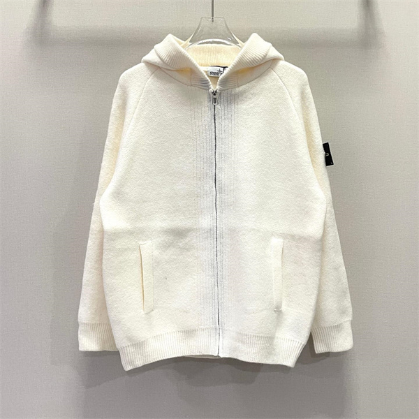 STONE ISLAND ストーンアイランド コピー 当店イチオシ 快適着用 ジップアップ ニット パーカー