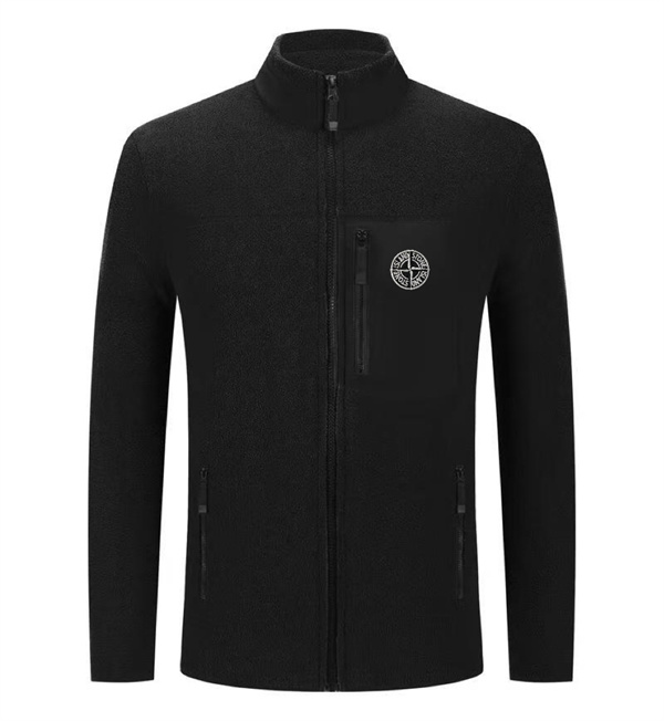 STONE ISLAND ストーンアイランド コピー 冬対応 シンプル配色 フルジップ アウター 洗練 話題作