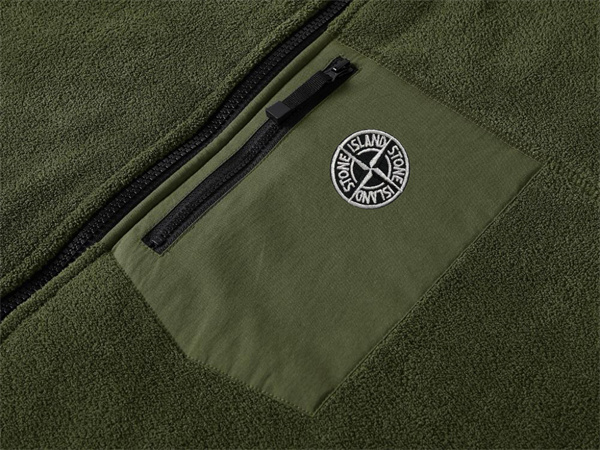 STONE ISLAND ストーンアイランド コピー 冬対応 シンプル配色 フルジップ アウター 洗練 話題作
