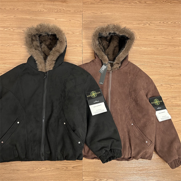 重厚感 ファー付きフード 冬向け ジャケット ストーンアイランド コピー STONE ISLAND