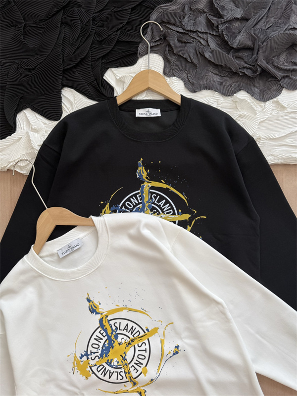 芸術的 プリント 柔らか風合い 洗練 スウェット ストーンアイランド コピー STONE ISLAND