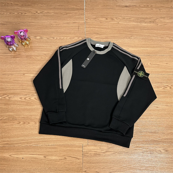 都会派 カラーブロック設計 立体 スウェット ストーンアイランド コピー STONE ISLAND