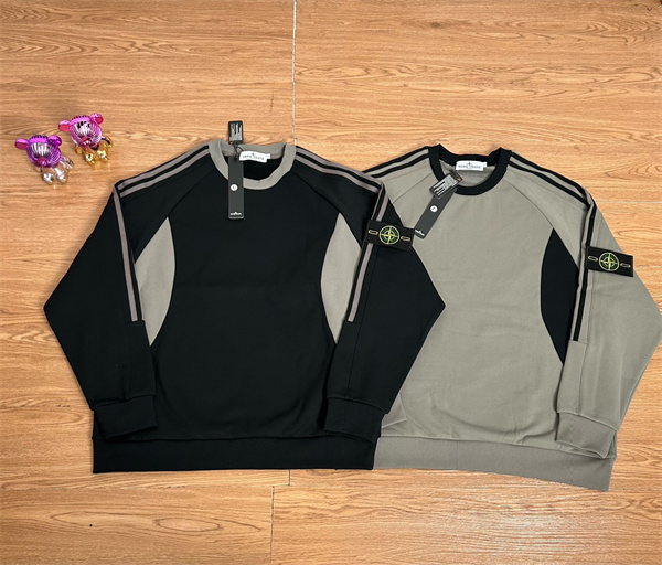都会派 カラーブロック設計 立体 スウェット ストーンアイランド コピー STONE ISLAND