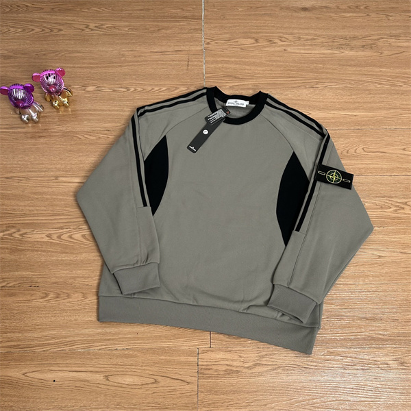 都会派 カラーブロック設計 立体 スウェット ストーンアイランド コピー STONE ISLAND