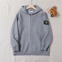 上質編み 立体質感 ジップアップ ニット パーカー  STONE ISLAND ストーンアイランド コピー