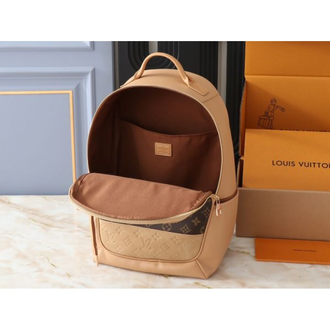 LOUIS VUITTON コピー バックパック ロゴ セールでお勧め ルイヴィトン