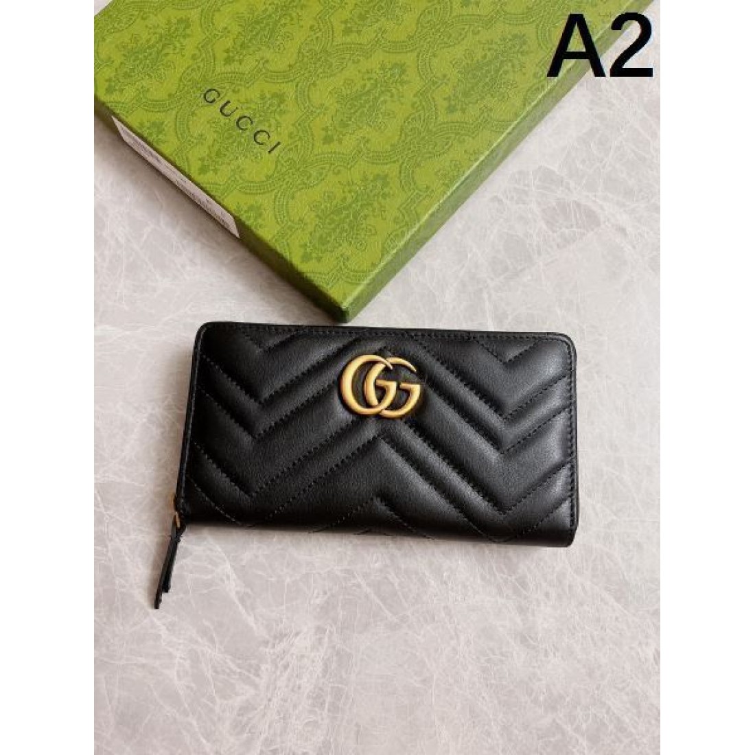 GUCCI グッチ コピー 長財布 コンパクトで落ち着いた 大人の印象
