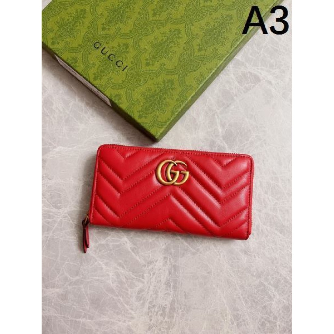 GUCCI グッチ コピー 長財布 コンパクトで落ち着いた 大人の印象