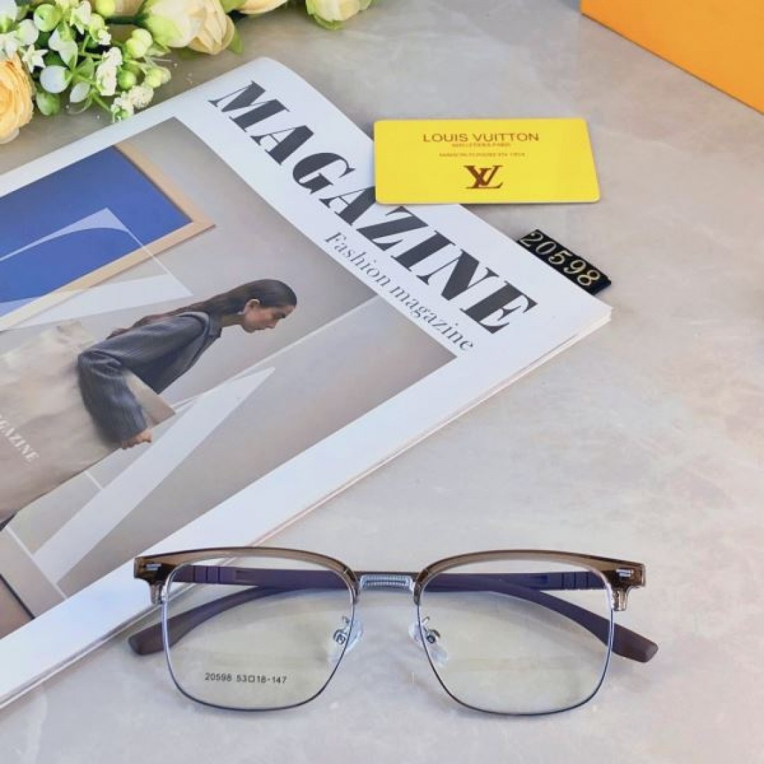 クリア 先鋭的な LOUIS VUITTON ルイヴィトン コピー 透明サングラス 輝き