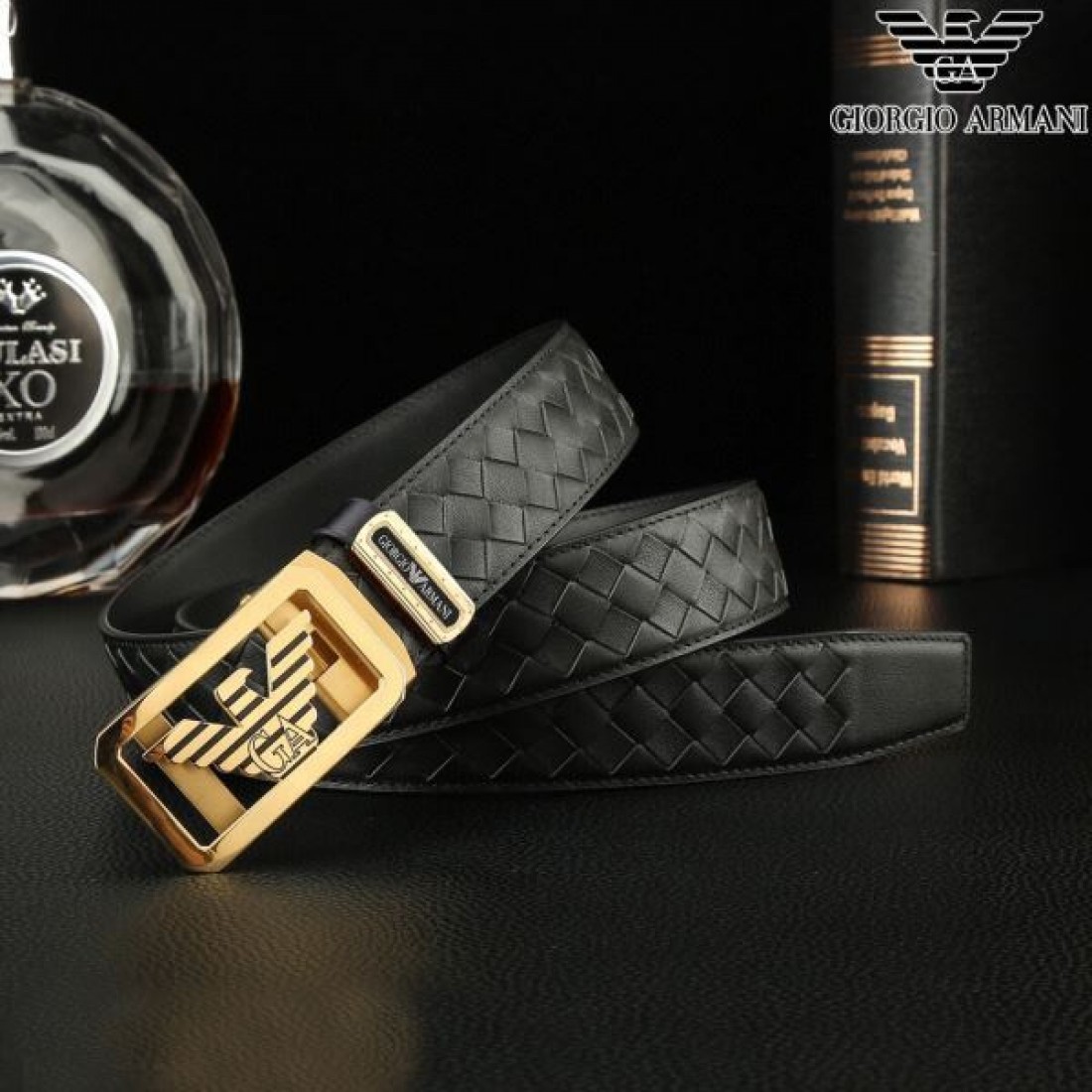 落ち着きのある 知的な アルマーニコピー ベルト ARMANI プレミアムな風格