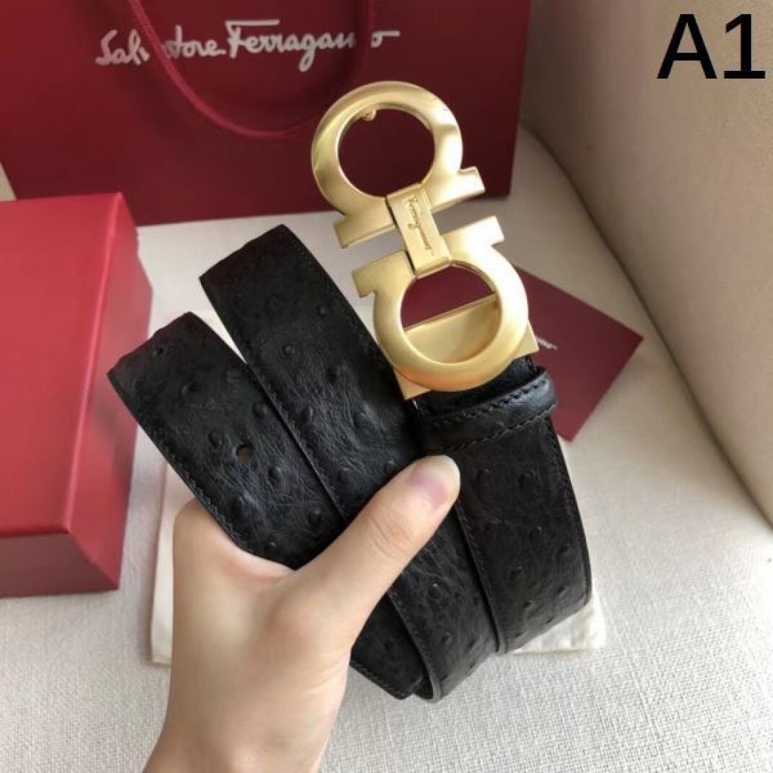 クラシカルな FERRAGAMO サルヴァトーレ コピー ベルト モダンな印象