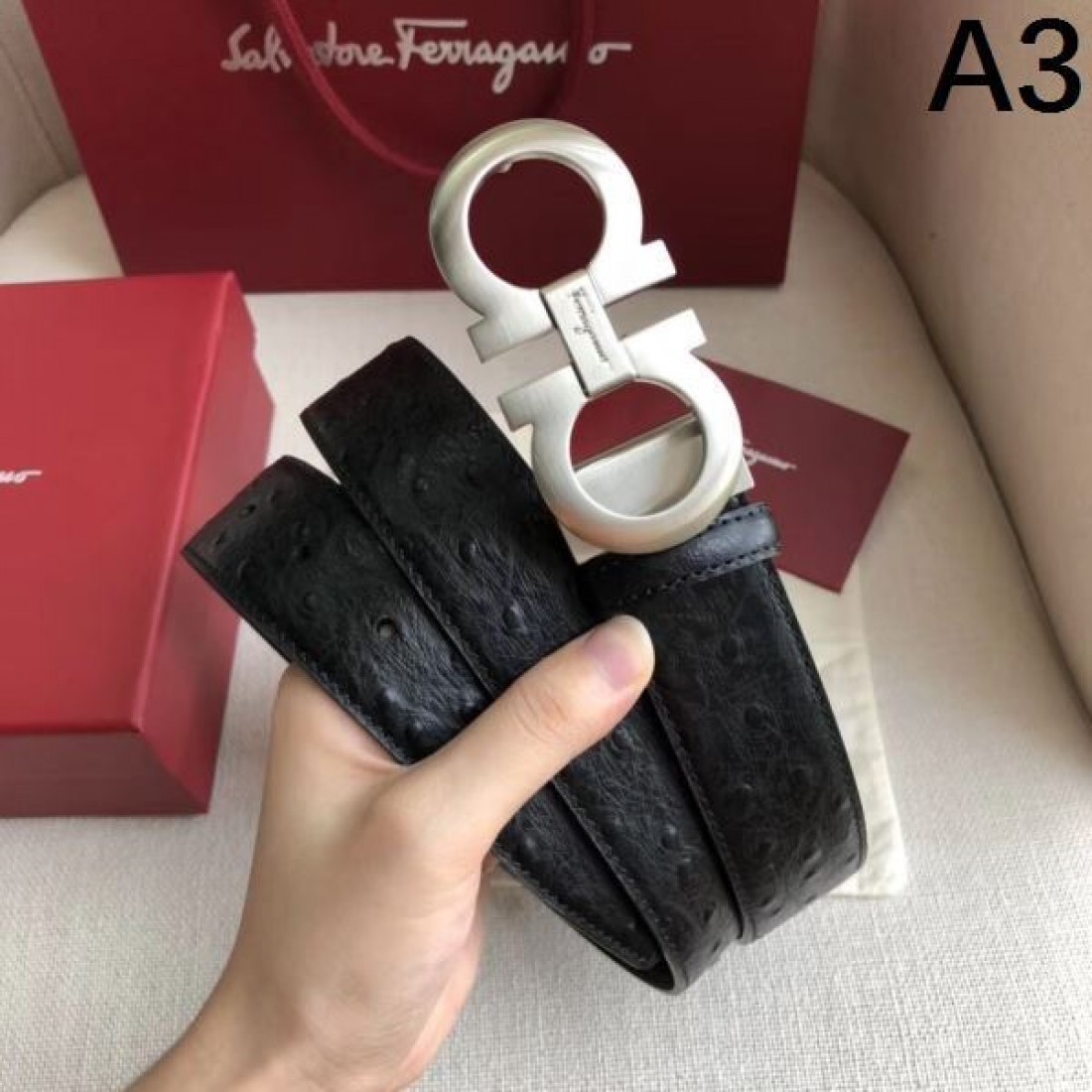 クラシカルな FERRAGAMO サルヴァトーレ コピー ベルト モダンな印象