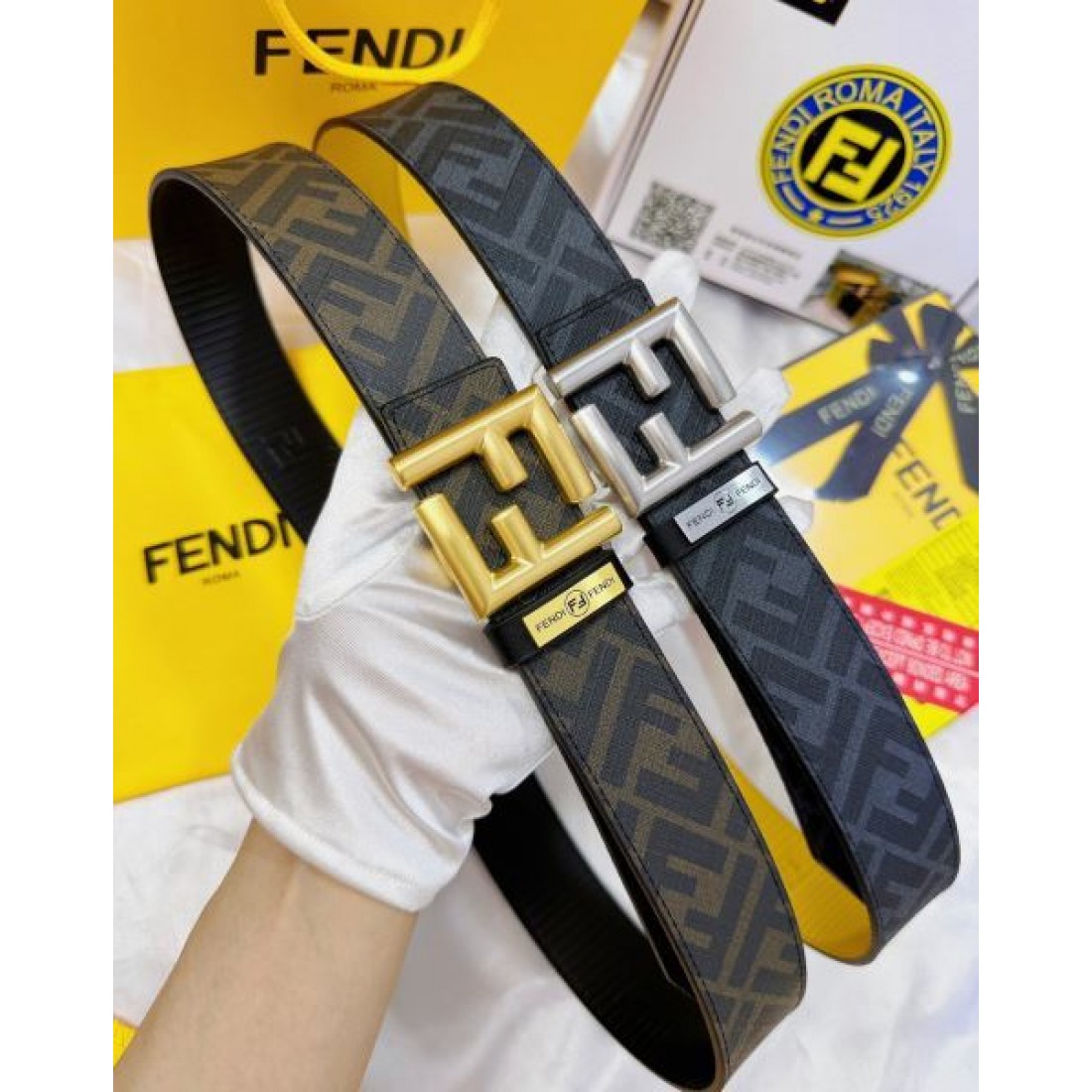 お洒落で上質な FENDI フェンデイ コピー ベルト シンプルな美しさ