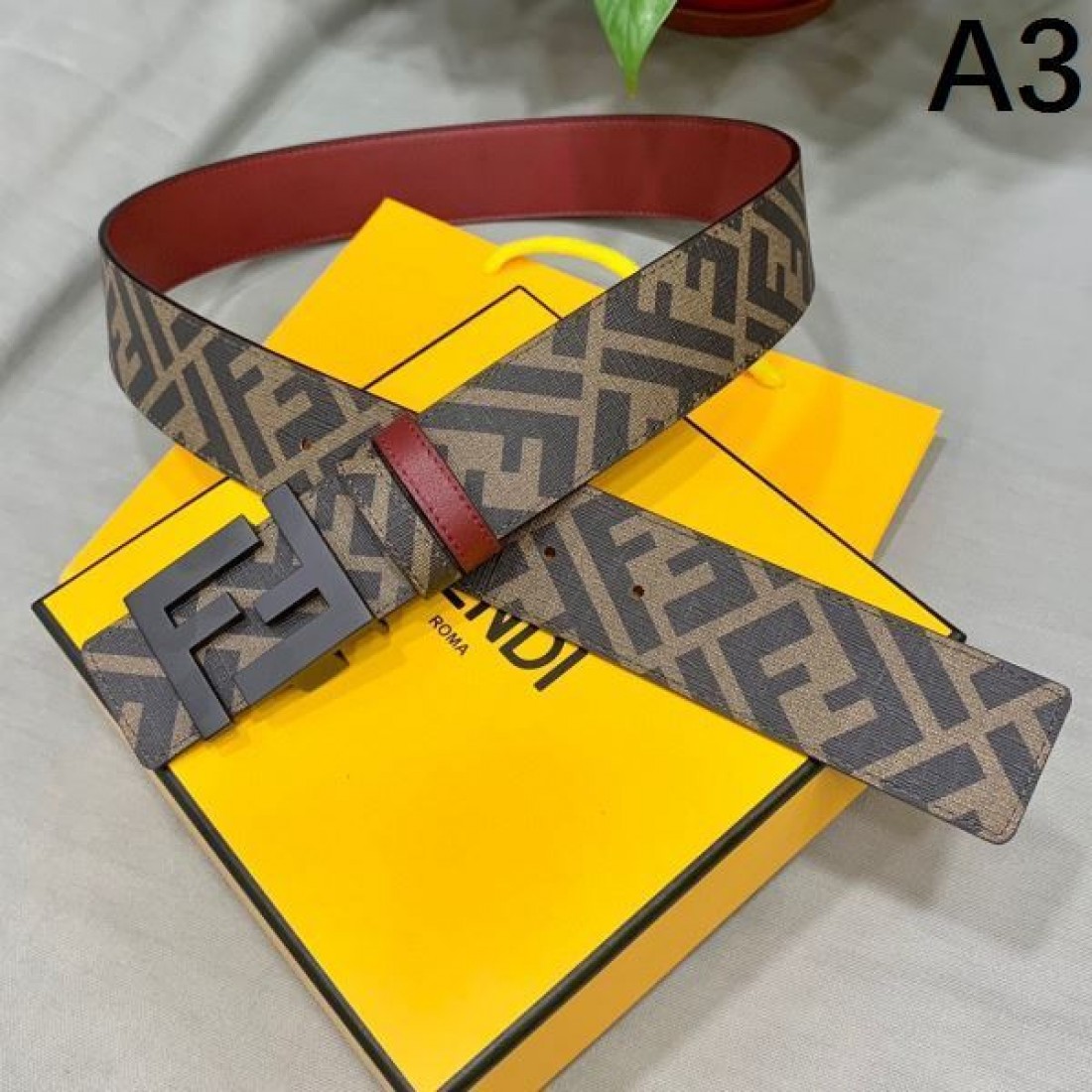 FENDI 洗練されたデザイン ユニセックス フェンデイ コピー ベルト