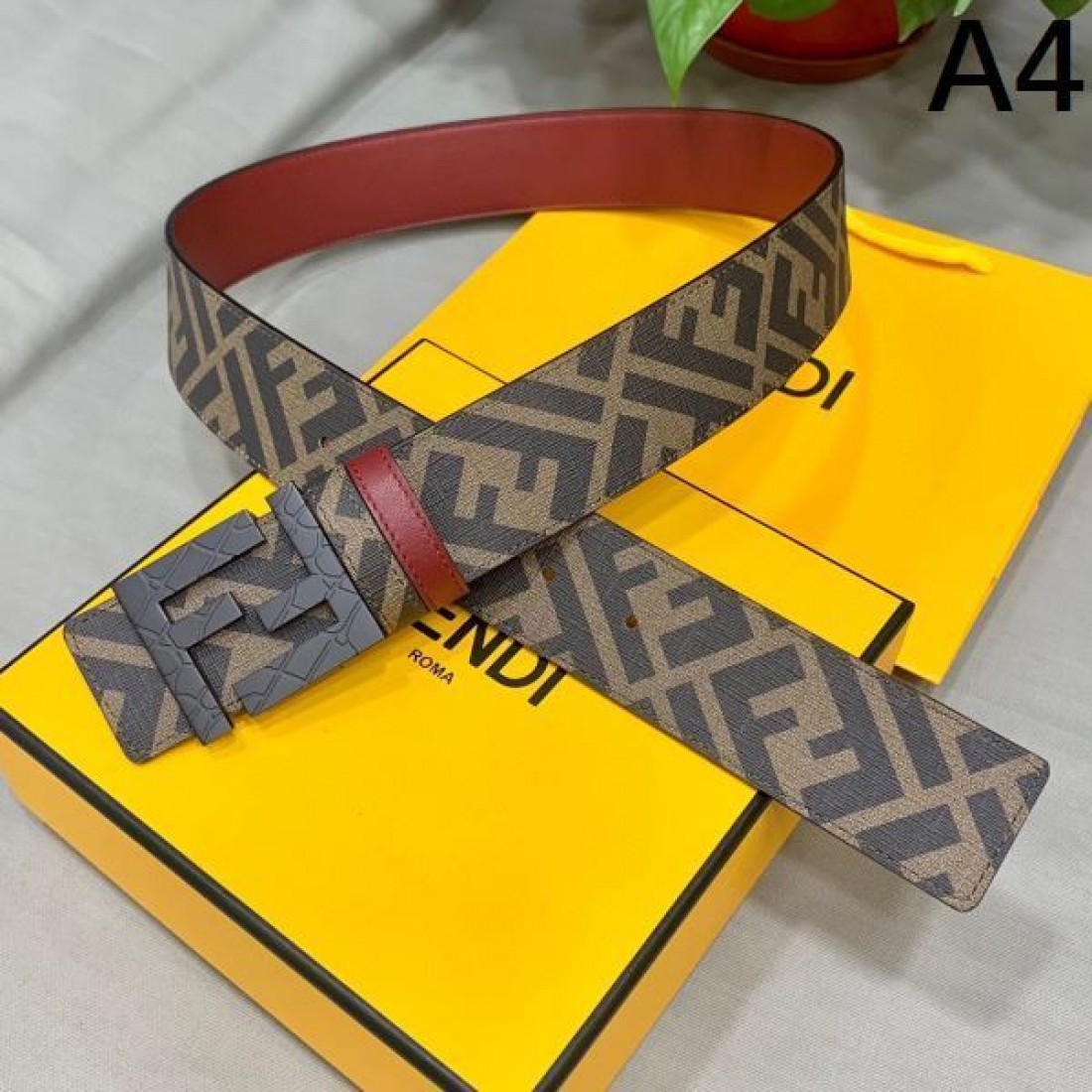 FENDI 洗練されたデザイン ユニセックス フェンデイ コピー ベルト