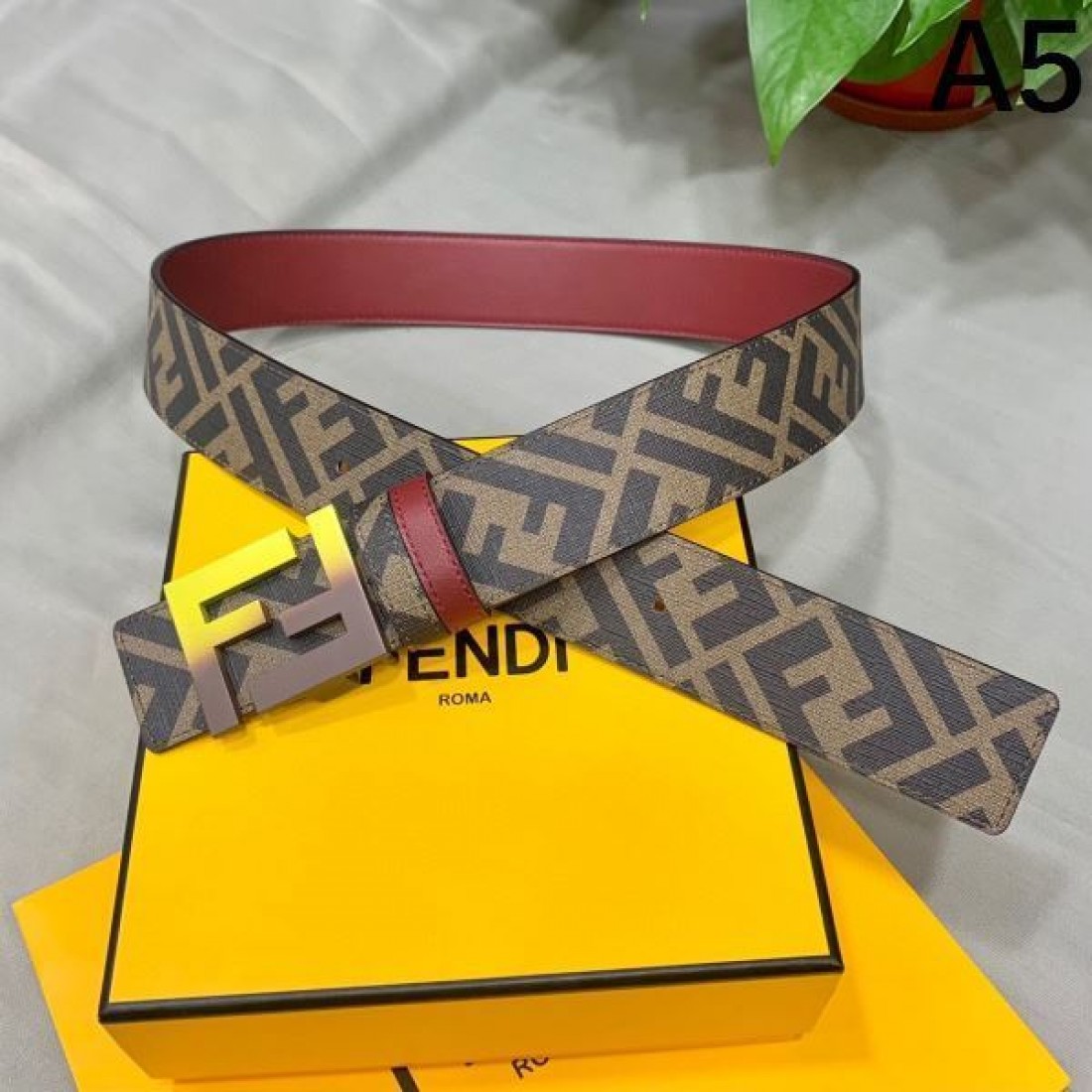 FENDI 洗練されたデザイン ユニセックス フェンデイ コピー ベルト