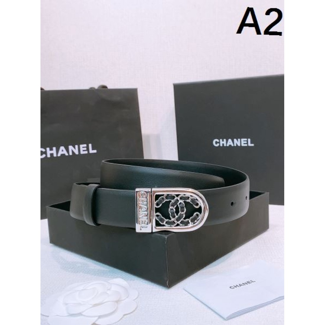優美なラインが美しい シャネル スーパーコピー ベルト CHANEL