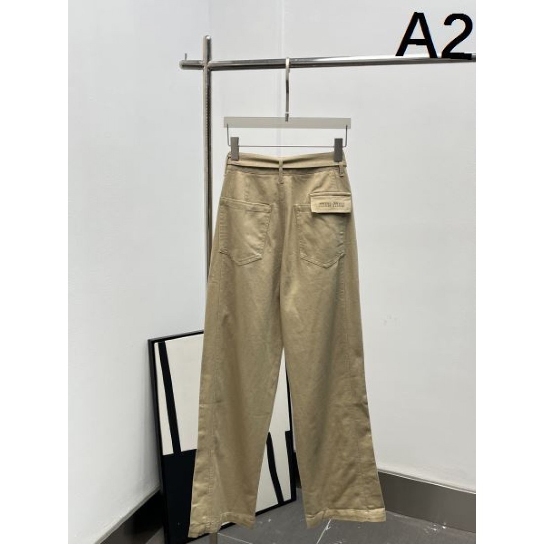 フェミニン エレガント MIU MIU 上質 ミュウミュウ コピー ロングパンツ