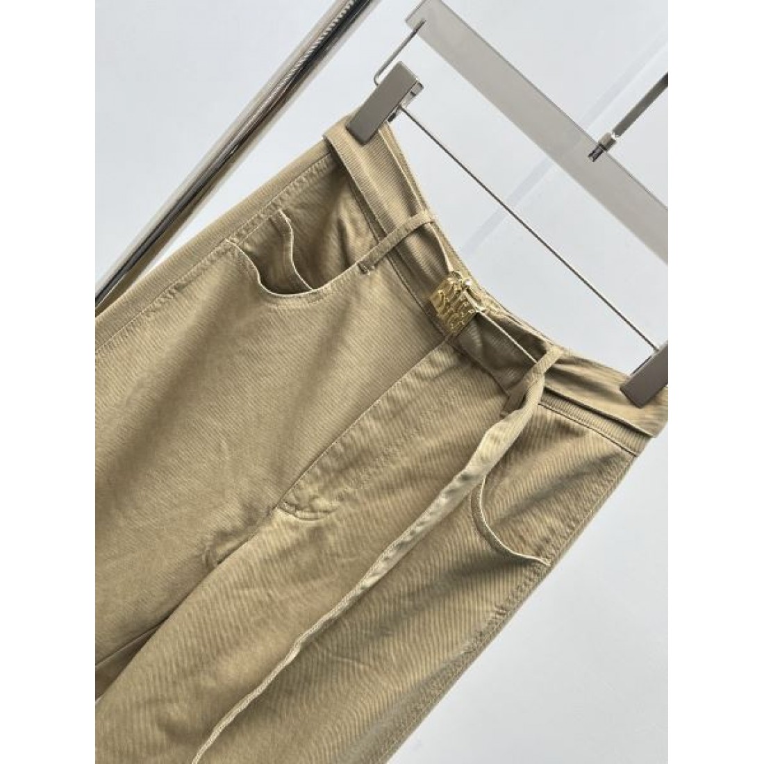  フェミニン エレガント MIU MIU 上質 ミュウミュウ コピー ロングパンツ