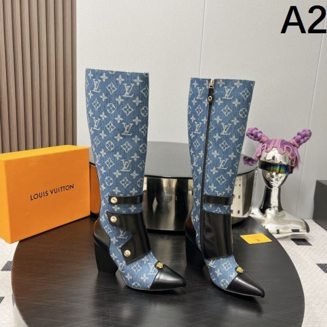  洗練 高級感 LOUIS VUITTON ルイヴィトン コピー ブーツ 定番 205秋冬 人気急上昇アイテム