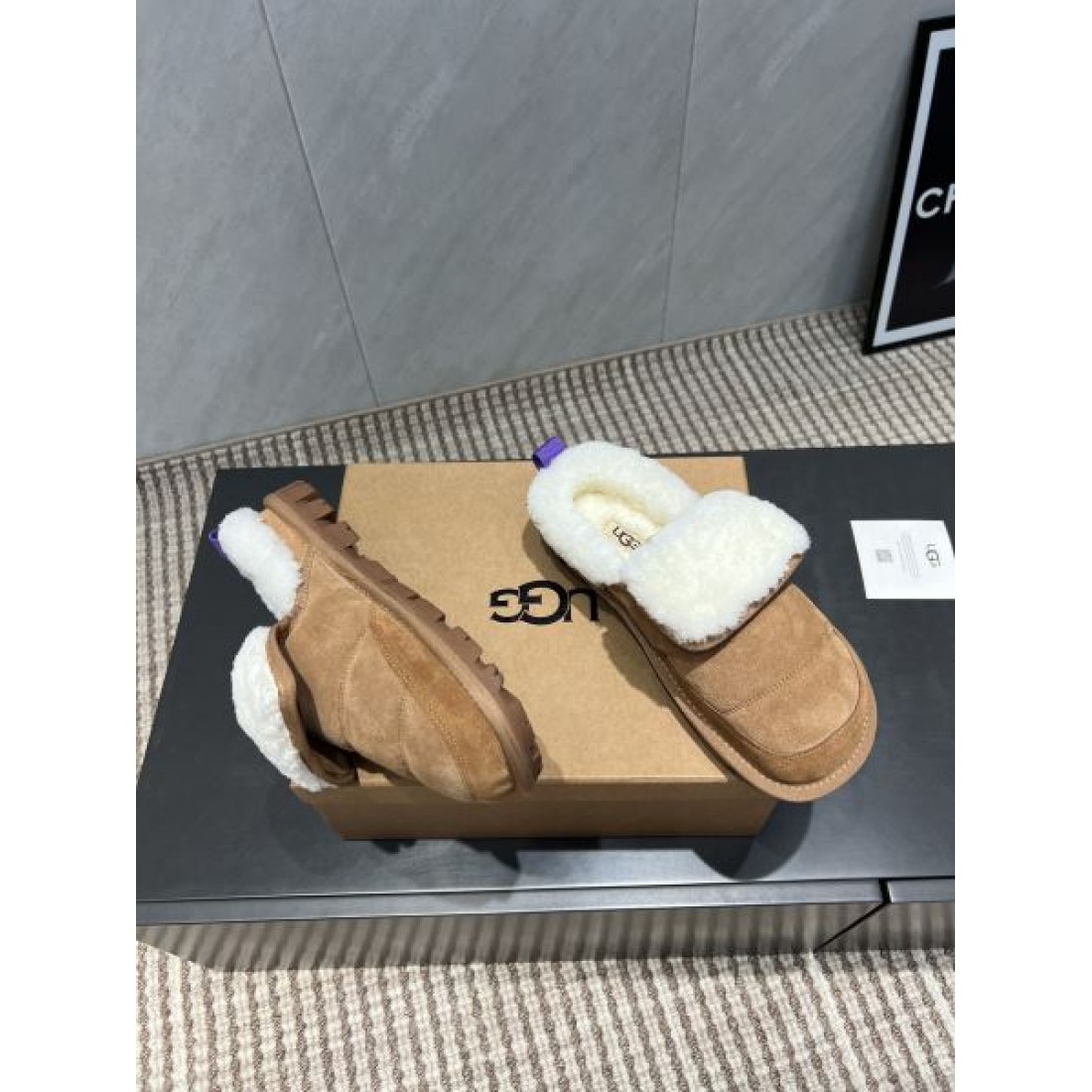  ふんわり 心地良い リラックス アグ UGG コピー ファースリッパ カジュアル 愛され 優雅  