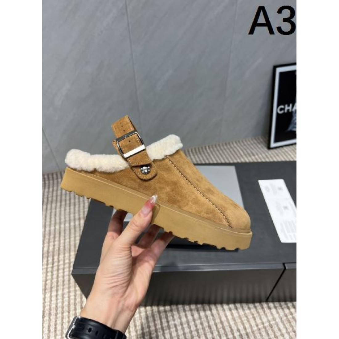 上品 無造作 快適 アグ UGG コピー ファースリッパ デイリー感 ガーリー こっくり