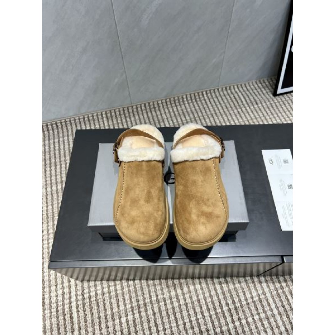 上品 無造作 快適 アグ UGG コピー ファースリッパ デイリー感 ガーリー こっくり