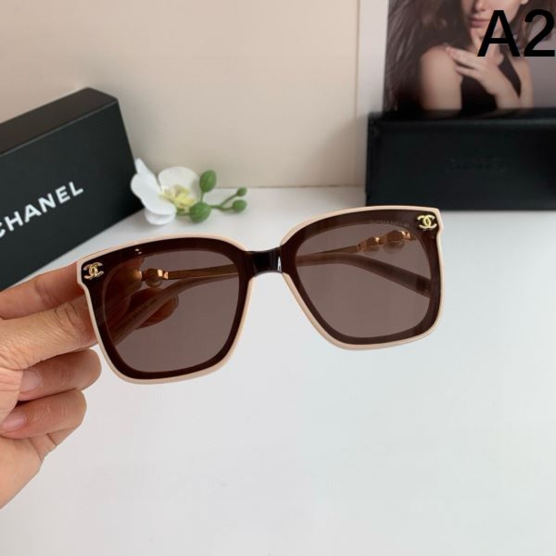 カメリア 可憐 ビンテージ シャネル CHANEL コピー サングラス 夢見る 個性的 こだわり