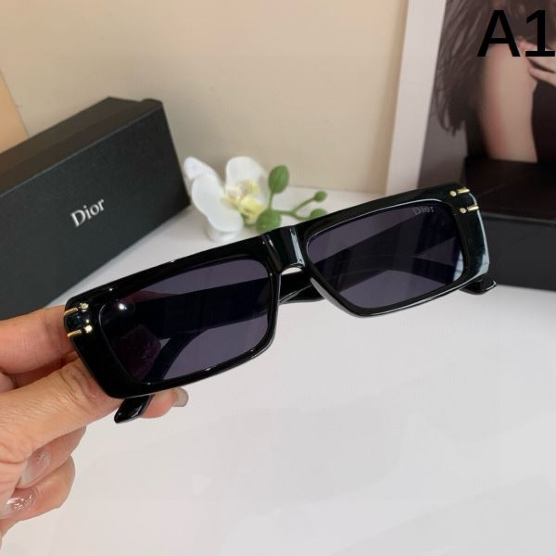 クラシックな ツイード調の エレガントな ディオール DIOR コピー サングラス 上品な