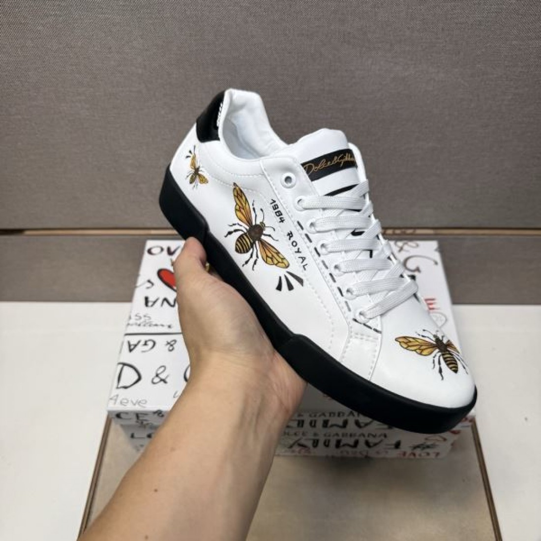 モダン 高級 ドルチェ＆ガッバーナ DOLCE＆GABBANA コピー カジュアルシューズ 