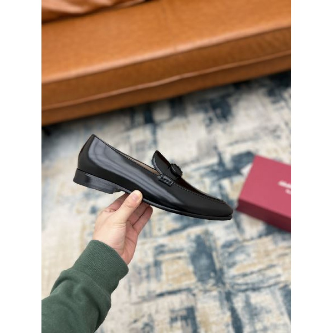  スエード テクスチャー ラグジュアリー FERRAGAMO サルヴァトーレ フェラガモ コピー ビジネスシューズ