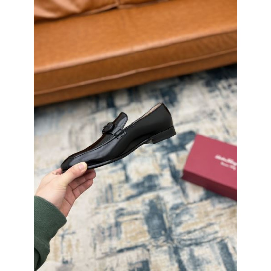  スエード テクスチャー ラグジュアリー FERRAGAMO サルヴァトーレ フェラガモ コピー ビジネスシューズ