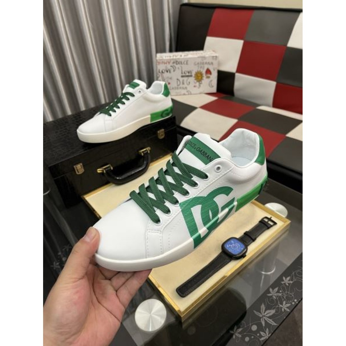 大胆 イタリアン モード DOLCE&GABBANA ドルチェ＆ガッバーナ コピー カジュアルシューズ 