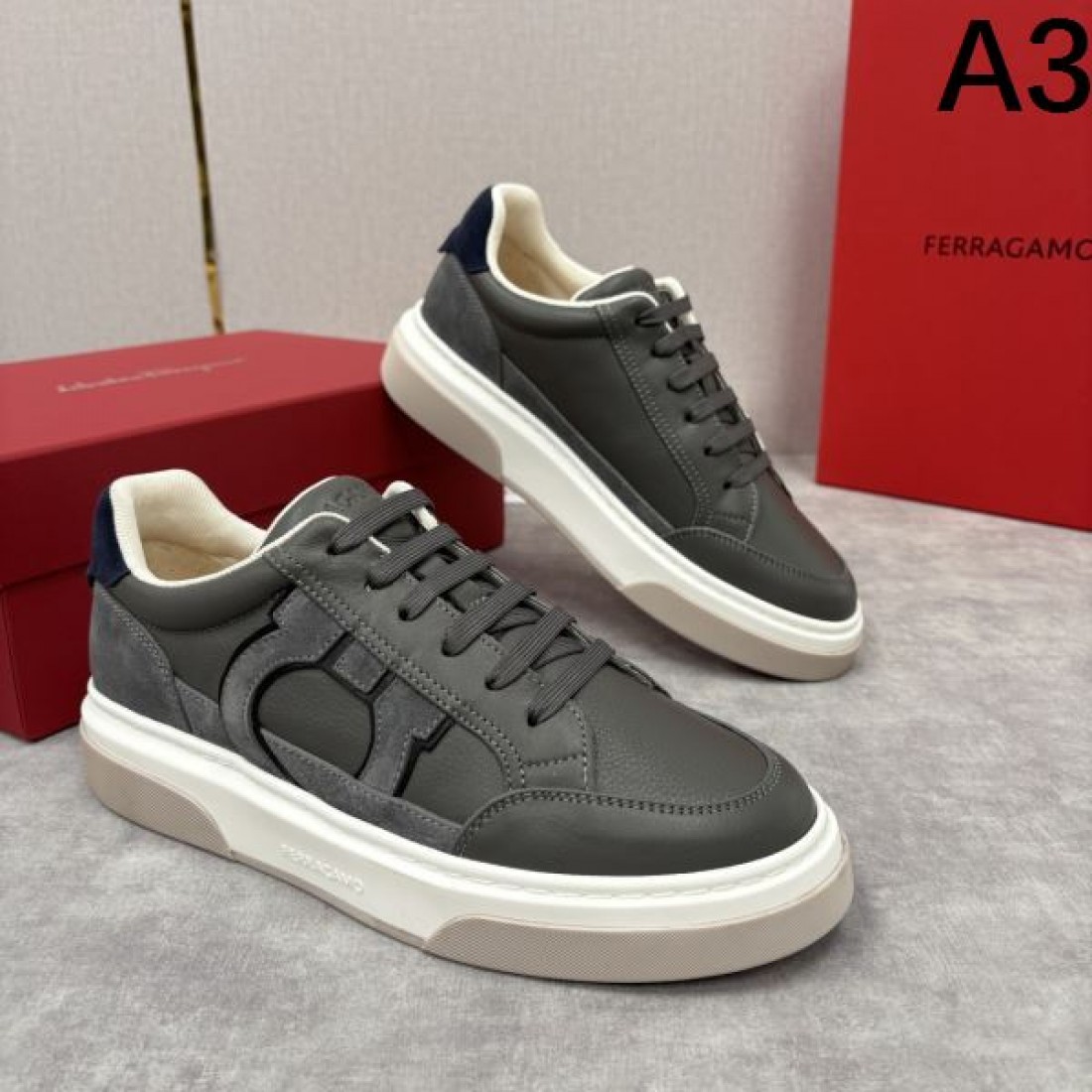 エレガント 正統派 上質感 FERRAGAMO フェラガモ コピー カジュアルシューズ