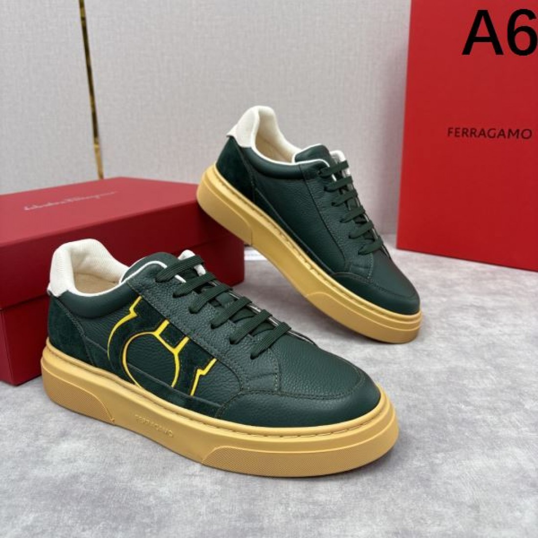 エレガント 正統派 上質感 FERRAGAMO フェラガモ コピー カジュアルシューズ