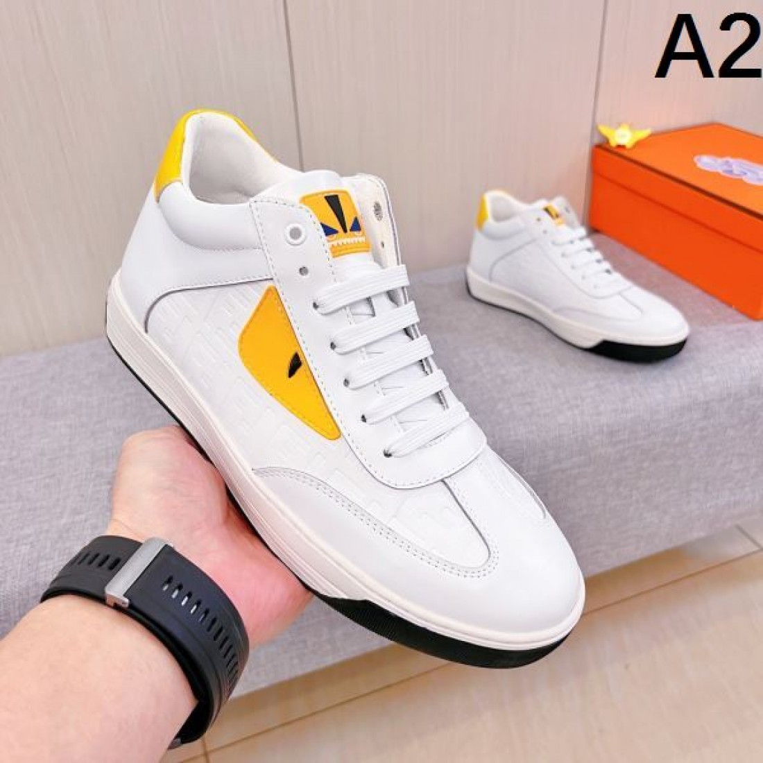 洗練 シンプル 高級 FENDI フェンディ コピー カジュアルシューズ 万能 きれいめ