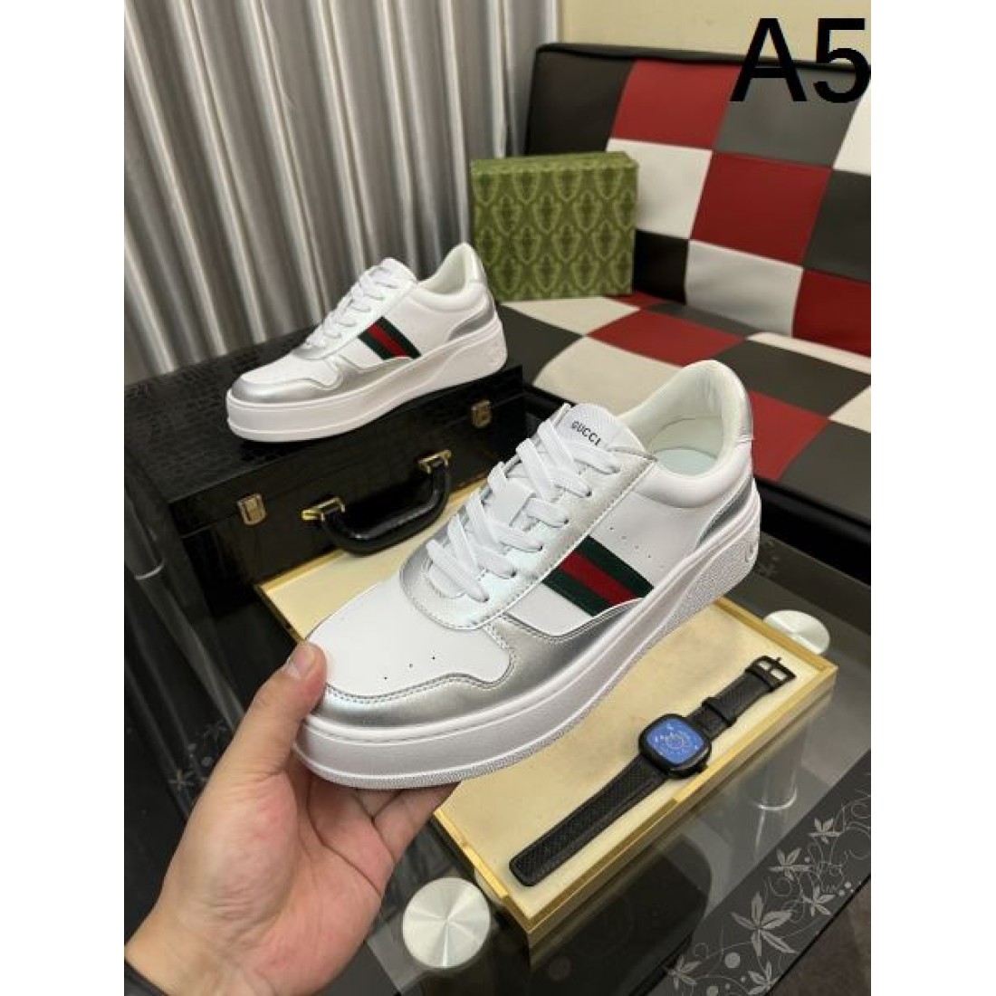  スタイリッシュ 高級感 GUCCI グッチ スーパーコピー カジュアルシューズ 洗練 安定感