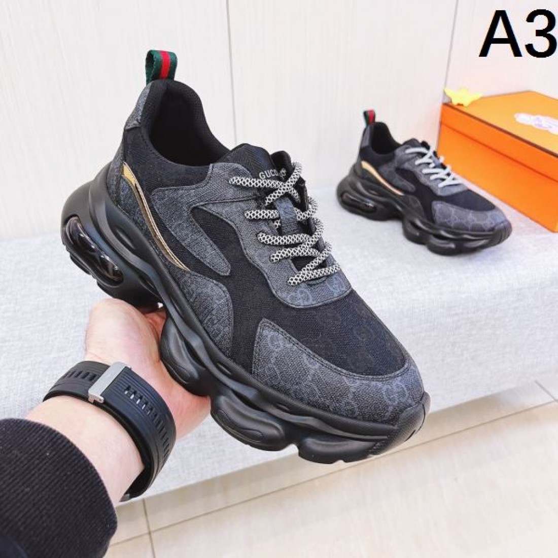 スタイリッシュ 定番 GUCCI グッチ コピー スニーカー 洗練 安定感