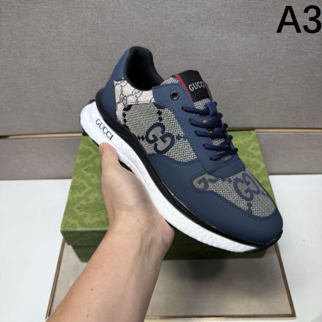  シンプル 高品質 GUCCI グッチ コピー スニーカー 上品 落ち着き