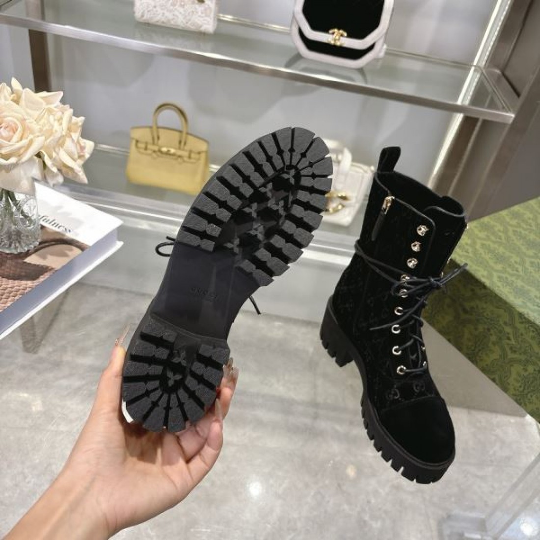 エレガント 高級感 GUCCI グッチ スーパーコピー ブーツ 洗練 定番