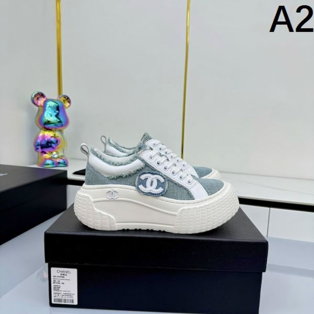 シンプル 上品 CHANEL シャネル コピー カジュアルシューズ 落ち着き 大人向け