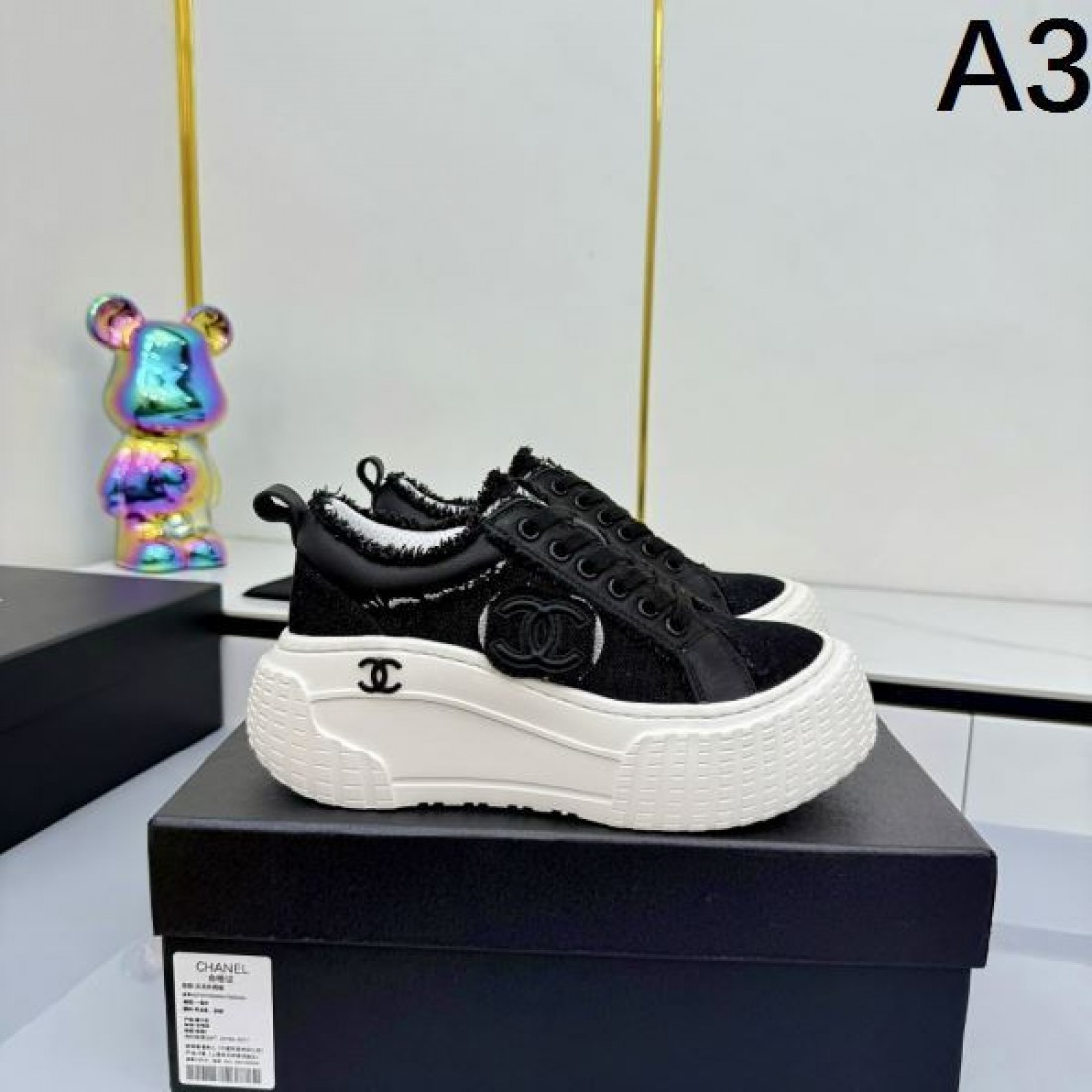 シンプル 上品 CHANEL シャネル コピー カジュアルシューズ 落ち着き 大人向け